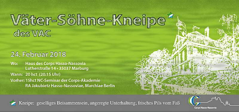 Väter- und Söhne Kneipe in Marburg