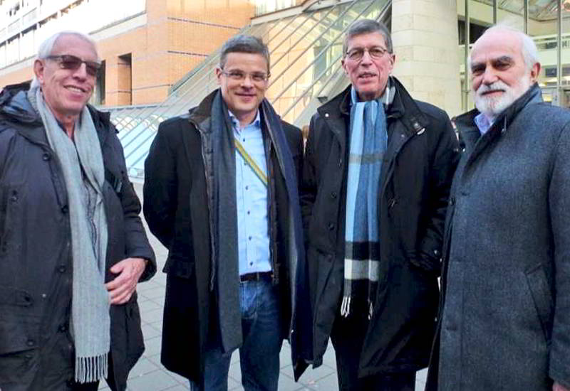 v.l. Weihe, Schindler, Schütz IV, Hellriegel