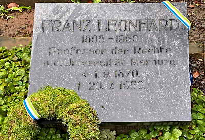 Gedenktafel AH Leonhard