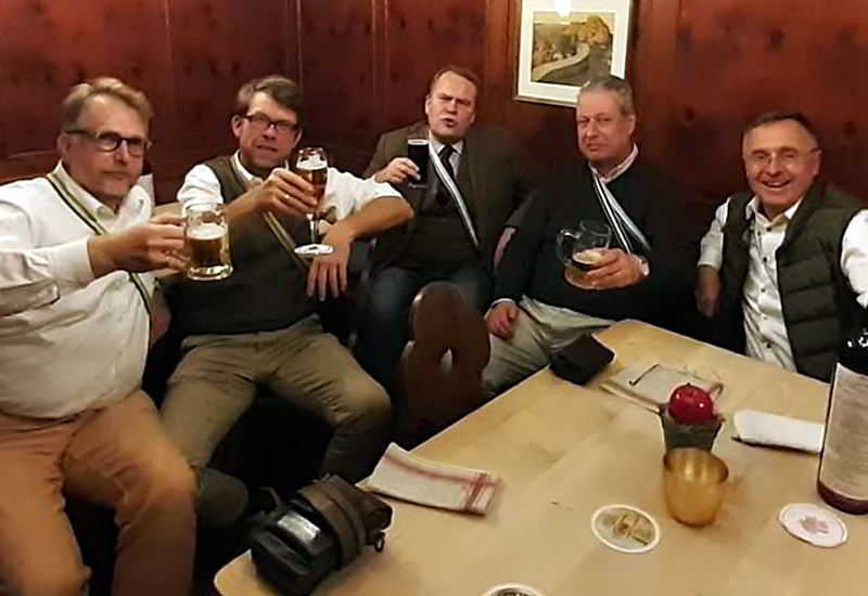 v.l. Comberg, Lau, Beeken, Ertl, Hobrecker III