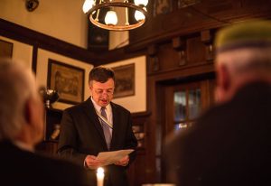 Hobrecker III Hält Eine Rede