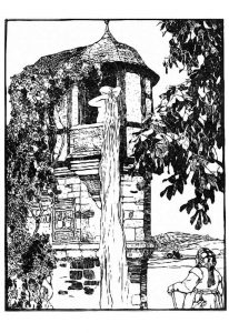 Rapunzelturm – Illustration, 1922