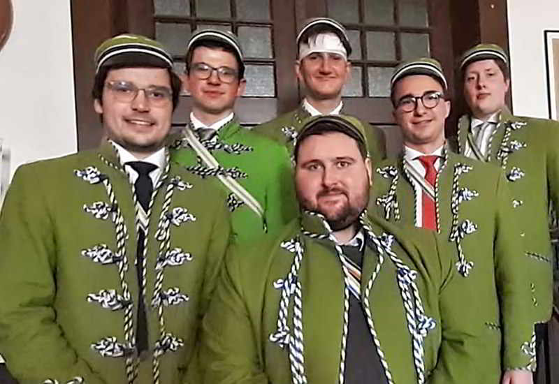 Ein Nassauer mit Hessen-Nassauer Band