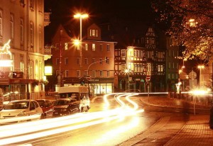 Marburger Verkehr Bei Nacht