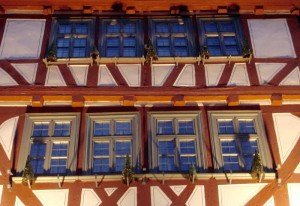 Typisch Oberstadt Marburg: Fachwerkhäuser